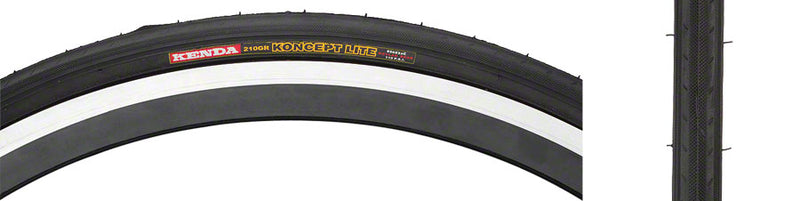 Load image into Gallery viewer, Pack of 2 Kenda Koncept Tire 650c x 23 Clincher Folding Black 60tpi