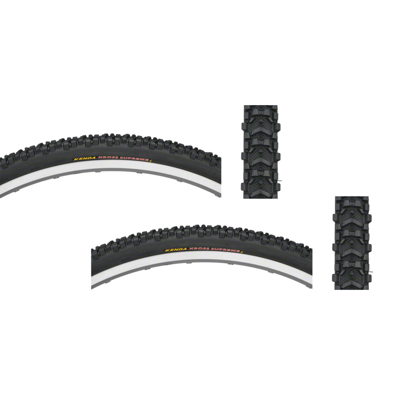 Load image into Gallery viewer, Kenda-Kross-Supreme-Tire-700c-35-Folding-TR5253PO2-Folding-Tires