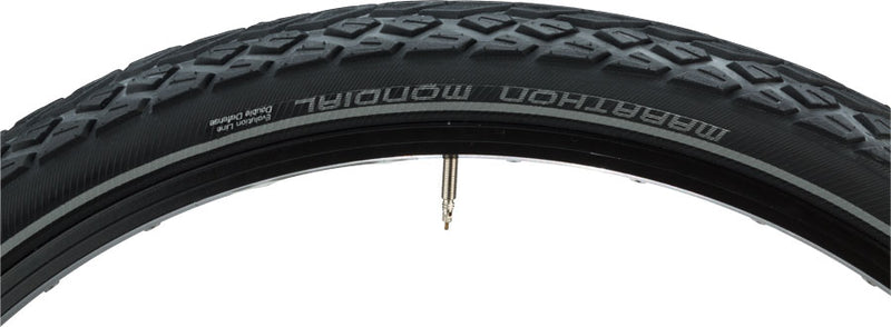 Load image into Gallery viewer, Schwalbe Marathon Mondial Tire 700 x 35 Clincher Folding Black/Reflective Evo