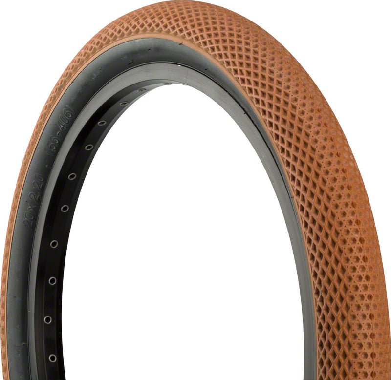 Load image into Gallery viewer, Cult X Vans Tire 20 x 2.4 Clincher Wire Gum/Black Reflective BMX Bike