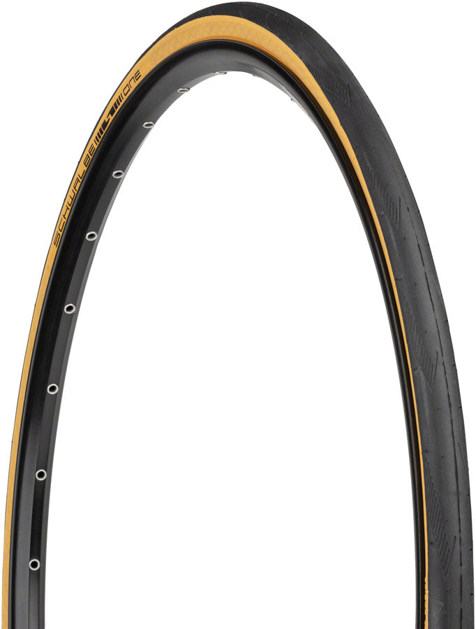 Load image into Gallery viewer, 2 Pack Schwalbe One Tire 700 x 25 Tubeless Black/Tan Performance Line