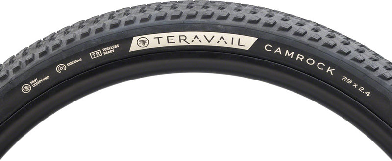 Load image into Gallery viewer, Teravail Camrock Tire - 29 x 2.4, Tubeless, Folding, Black, Durable, Fast Compound