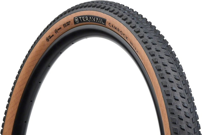 Load image into Gallery viewer, Teravail Camrock Tire - 29 x 2.4, Tubeless, Folding, Tan, Light Trail, Fast Compound
