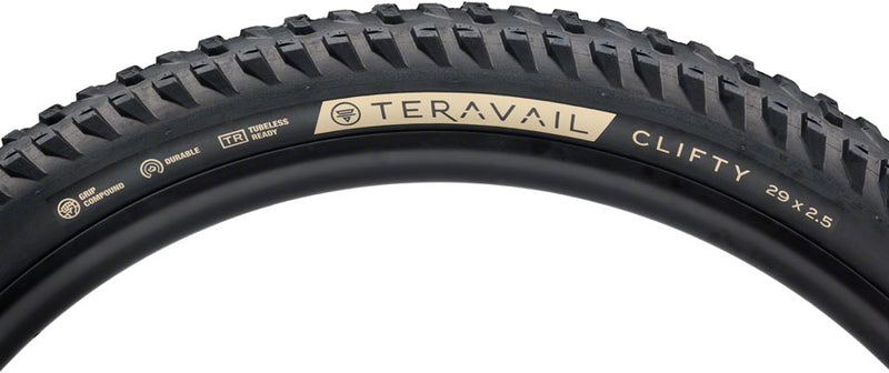 Load image into Gallery viewer, Teravail Clifty Tire - 29 x 2.5, Tubeless, Folding, Black, Durable, Grip Compound