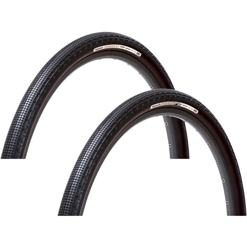 Load image into Gallery viewer, Panaracer-GravelKing-SK-Plus-Tire-700c-50-Folding-TR6584PO2-Folding-Tires