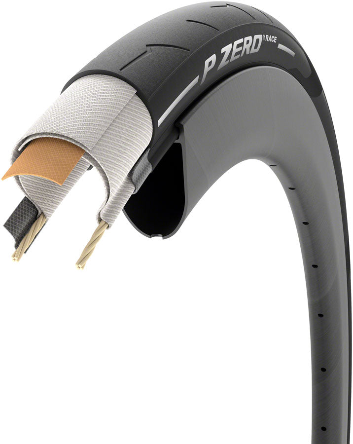 Load image into Gallery viewer, Pirelli P ZERO Race Tire - 700 x 30, Clincher, Folding, Black