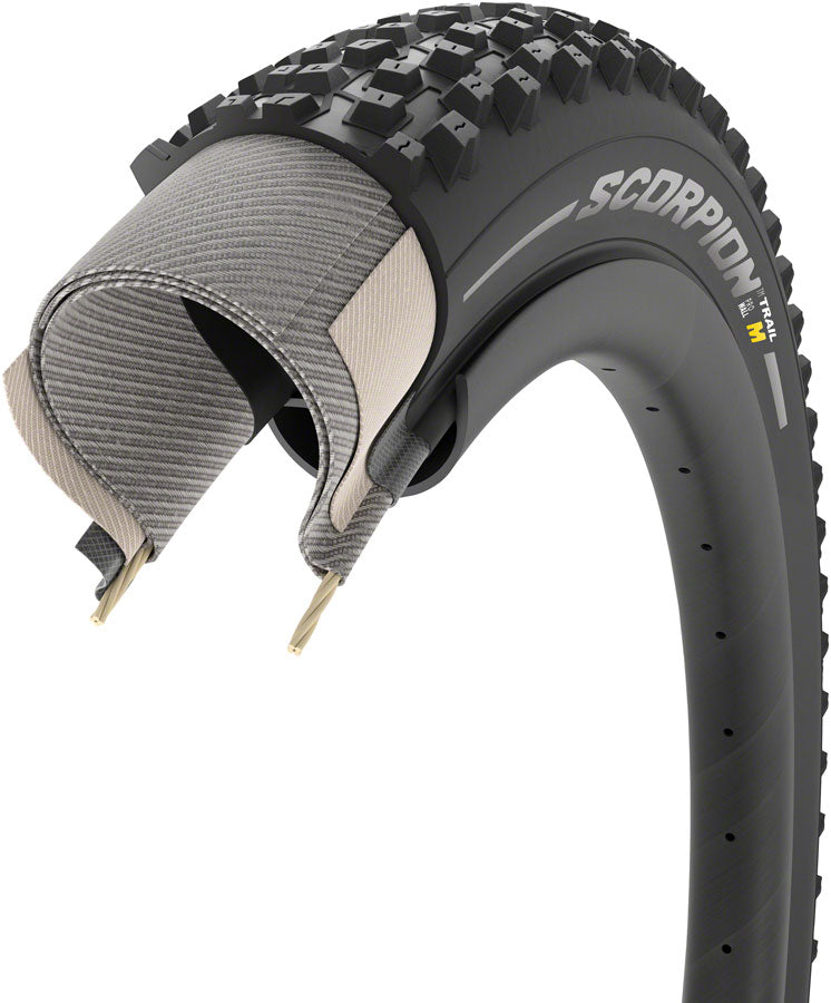 Load image into Gallery viewer, Pirelli Scorpion Trail M Tire 29 x 2.4 Tubeless Folding Black Mountain Bike