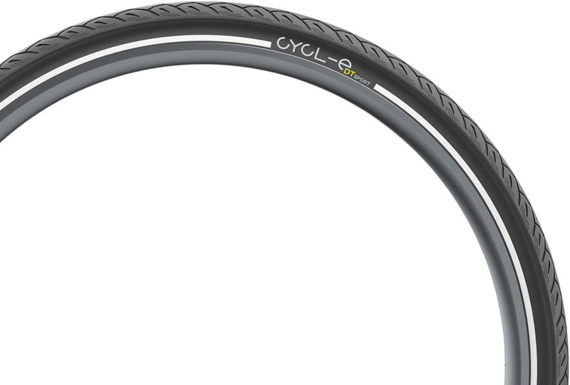 Load image into Gallery viewer, Pirelli Cycle DT Sport Tire 700x47 Clincher Wire Blk Reflective Touring Hybrid