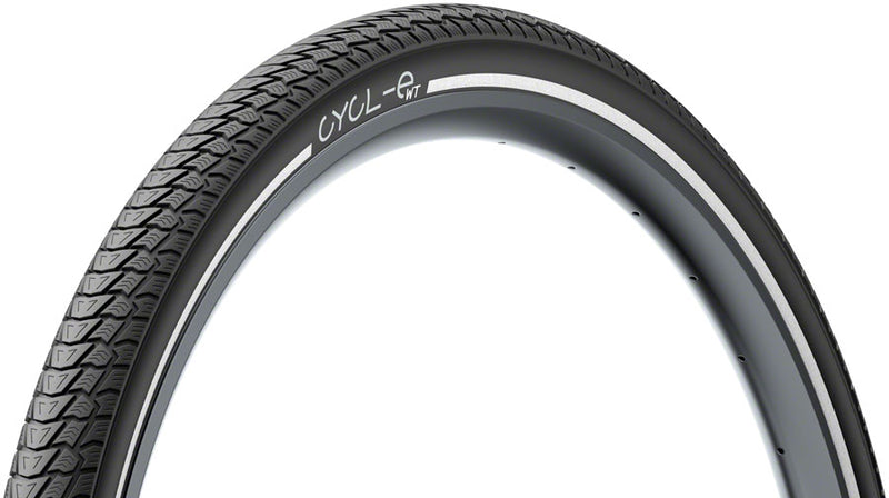 Load image into Gallery viewer, Pirelli Cycle WT Tire 700 x 37 Clincher Wire Black Reflective Touring Hybrid