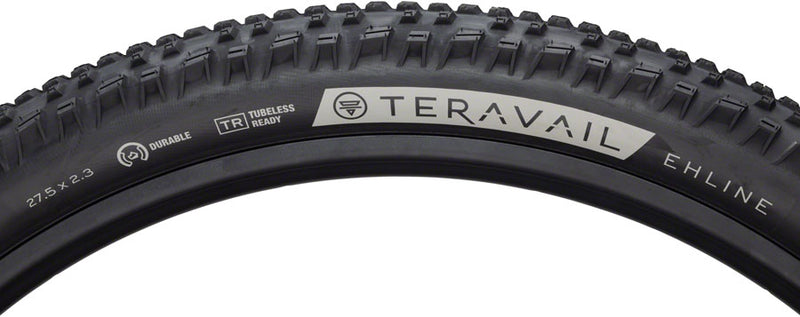 Load image into Gallery viewer, Teravail Ehline Tire 27.5 x 2.3 Tubeless Folding Black Durable Fast Compound