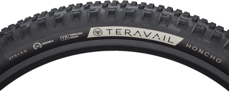 Load image into Gallery viewer, Teravail Honcho Tire 27.5 x 2.4 Tubeless Folding Black Durable Grip Compound