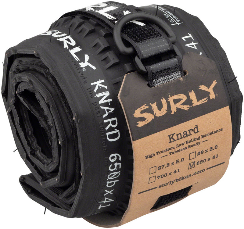 Load image into Gallery viewer, Surly Knard Tire 650b x 41 TPI 60 PSI 75 Tubeless Folding Black Gravel