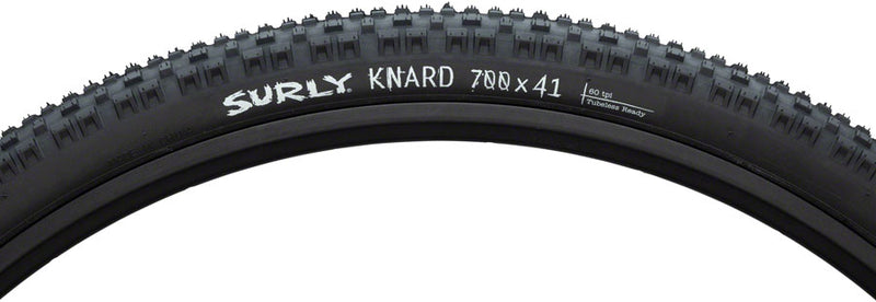 Load image into Gallery viewer, Surly Knard Tire 700 x 41 Tubeless Folding Black 60tpi Road Bike