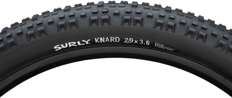 Load image into Gallery viewer, Surly Knard Tire 29 x 3 PSI 35 TPI 60 Tubeless Folding Black Mountain Bike