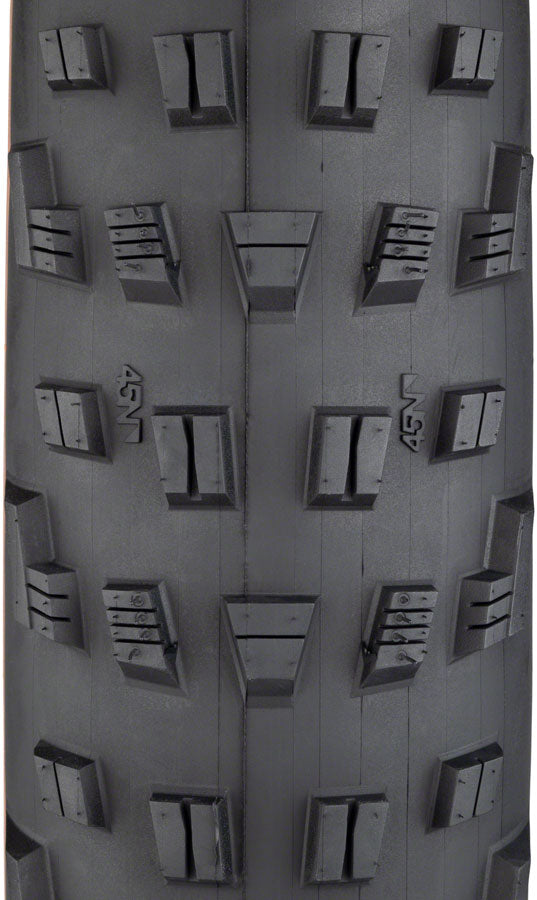 Load image into Gallery viewer, 45NRTH Vanhelga Tire 27.5 x 4 Tubeless Folding TPI 60 Black/Tan Fat Bike
