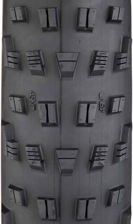 Load image into Gallery viewer, 45NRTH Vanhelga Tire 27.5 x 4 Tubeless Folding TPI 60 Black/Tan Fat Bike