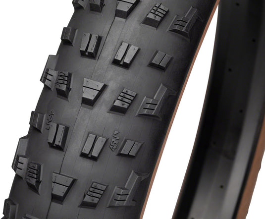 45NRTH Vanhelga Tire 27.5 x 4 Tubeless Folding TPI 60 Black/Tan Fat Bike