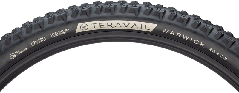 Load image into Gallery viewer, Teravail Warwick Tire 29 x 2.3 Tubeless Folding Black Durable Grip Compund