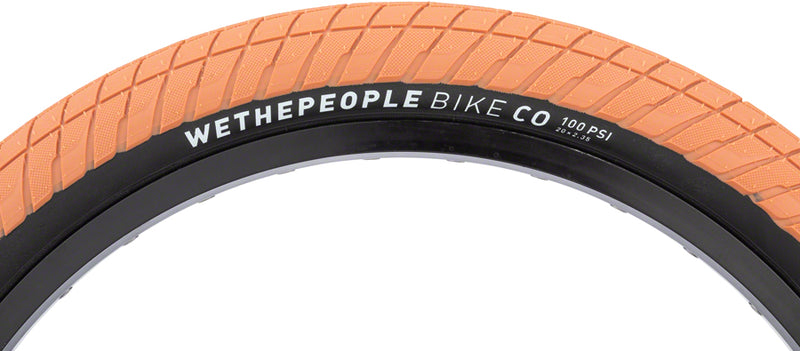 Load image into Gallery viewer, We The People Overbite Tire 20 x 2.35 Clincher Wire Gum Black All Terrain Rubber
