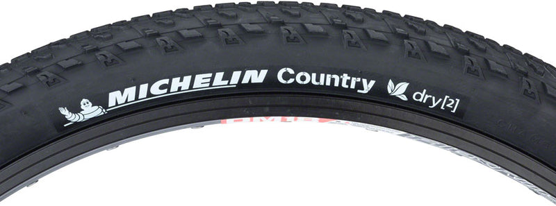 Load image into Gallery viewer, Michelin Country Dry2 Tire 26x2 Clincher Wire Black Affordable offroad tire
