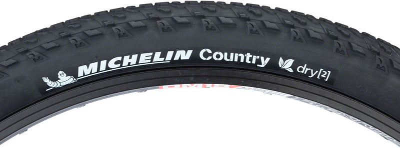 Load image into Gallery viewer, Michelin Country Dry2 Tire 26x2 Clincher Wire Black Affordable offroad tire