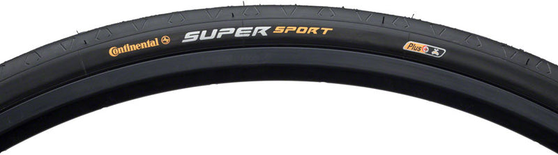 Load image into Gallery viewer, Continental Super Sport Plus Tire - 27 x 1-1/8, Clincher, Wire, Black, Plus Breaker