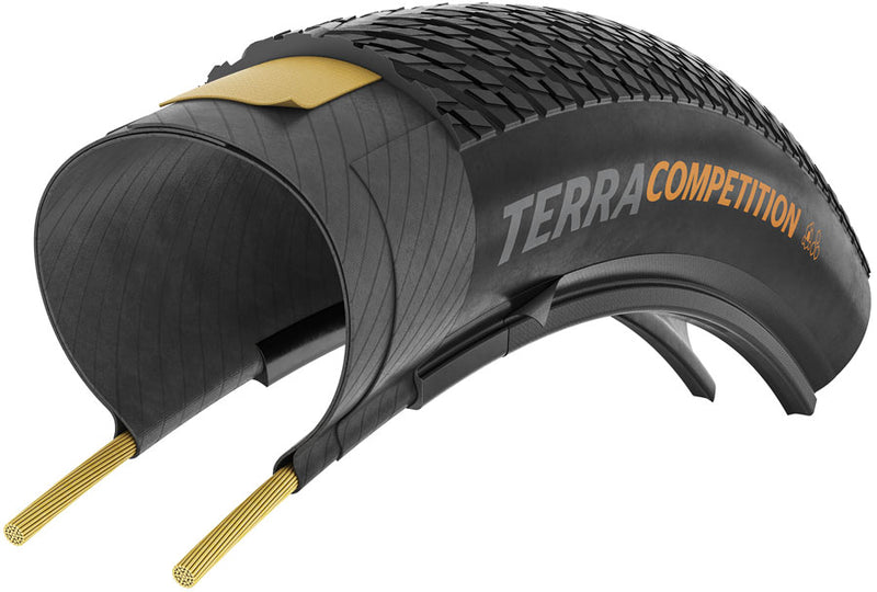 Load image into Gallery viewer, Continental Terra Competition Tire - 700 x 40, Tubeless, Folding, Black, Rapid, Race Casing, E25