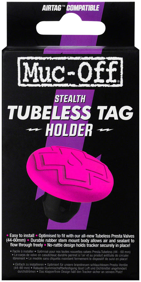 Load image into Gallery viewer, Muc-Off Stealth Tubeless Tag Holder for Muc-Off Tubeless Valves