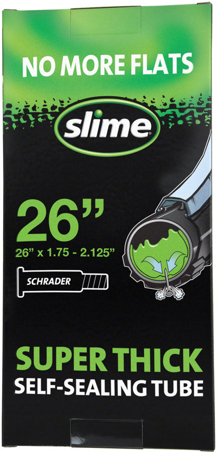 Load image into Gallery viewer, Slime Superthick Inner tube 26x1.75/2.125, Schrader, Pre-filled with Slime