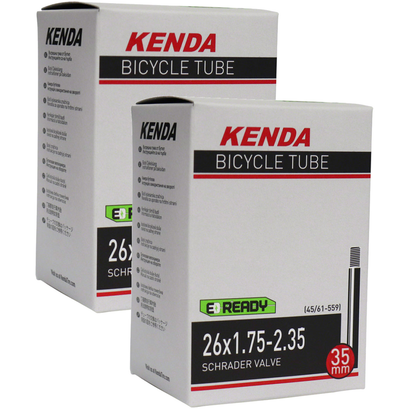 Load image into Gallery viewer, Kenda-Schrader-Tube-Tube-TU4236PO2-Bicycle-Tubes