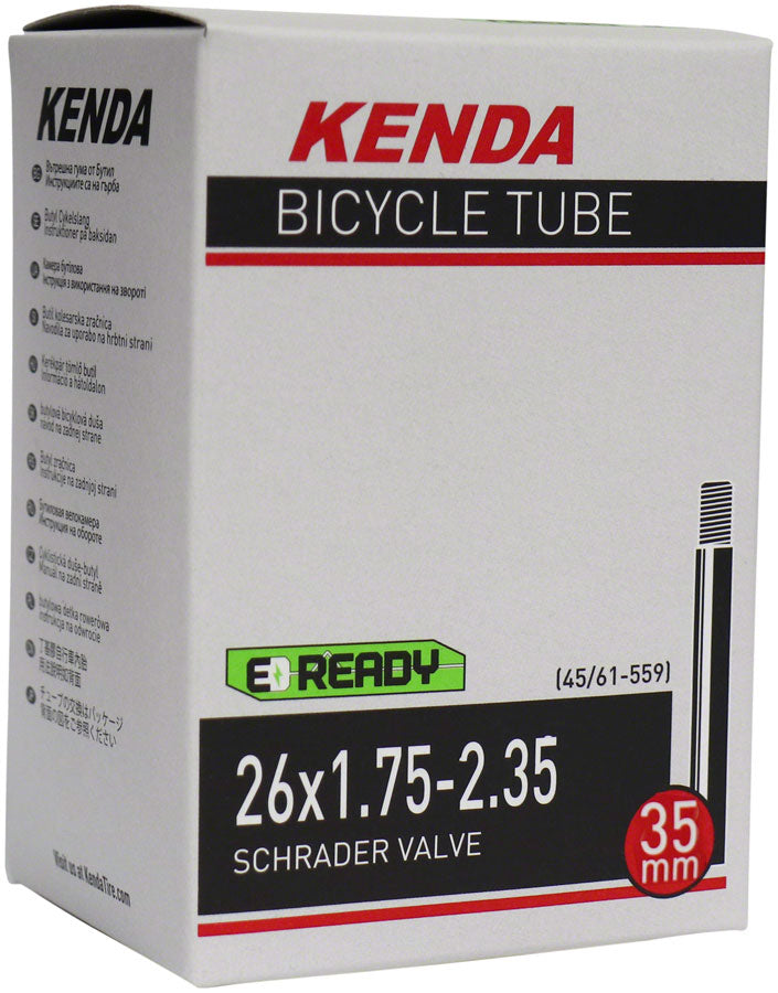 Load image into Gallery viewer, Pack of 2 Kenda 26" x 1.75 - 2.35" Standard Schrader Valve Tube 35mm Valve