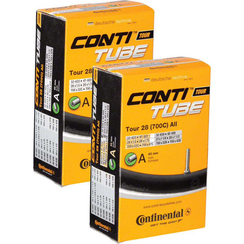 Load image into Gallery viewer, Continental-Standard-Schrader-Tube-Tube-TU9284PO2-Bicycle-Tubes