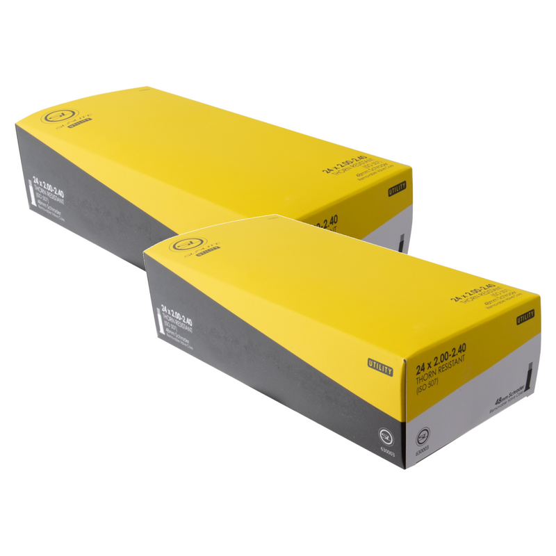 Load image into Gallery viewer, Sunlite-Utili-T-Thorn-Resistant-Schrader-Valve-Tubes-Tube-TUBE0411PO2-Bicycle-Tubes