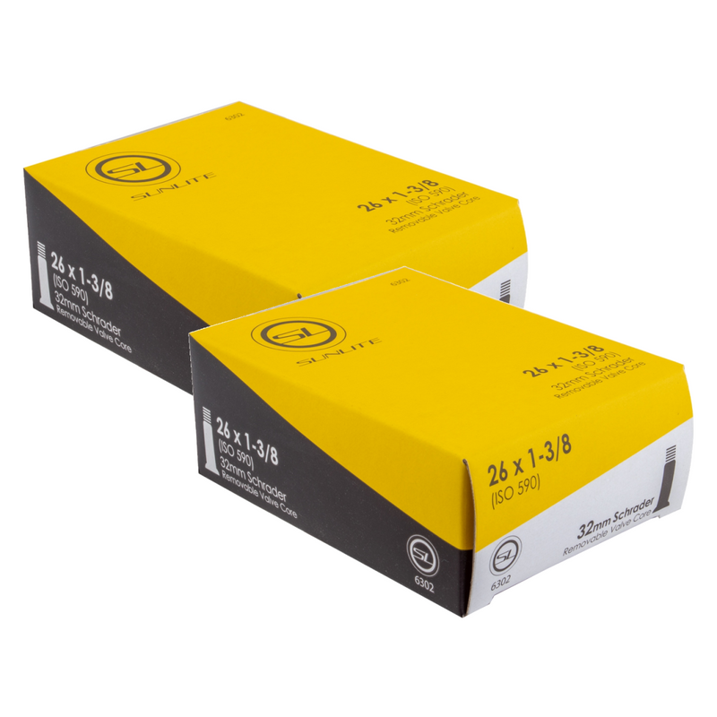 Load image into Gallery viewer, Sunlite-Standard-Schrader-Valve-Tube-TUBE0434PO2-Bicycle-Tubes