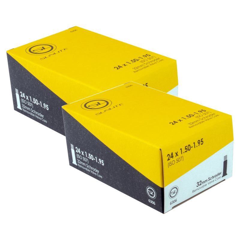 Load image into Gallery viewer, Sunlite-Standard-Schrader-Valve-Tube-TUBE0445PO2-Bicycle-Tubes