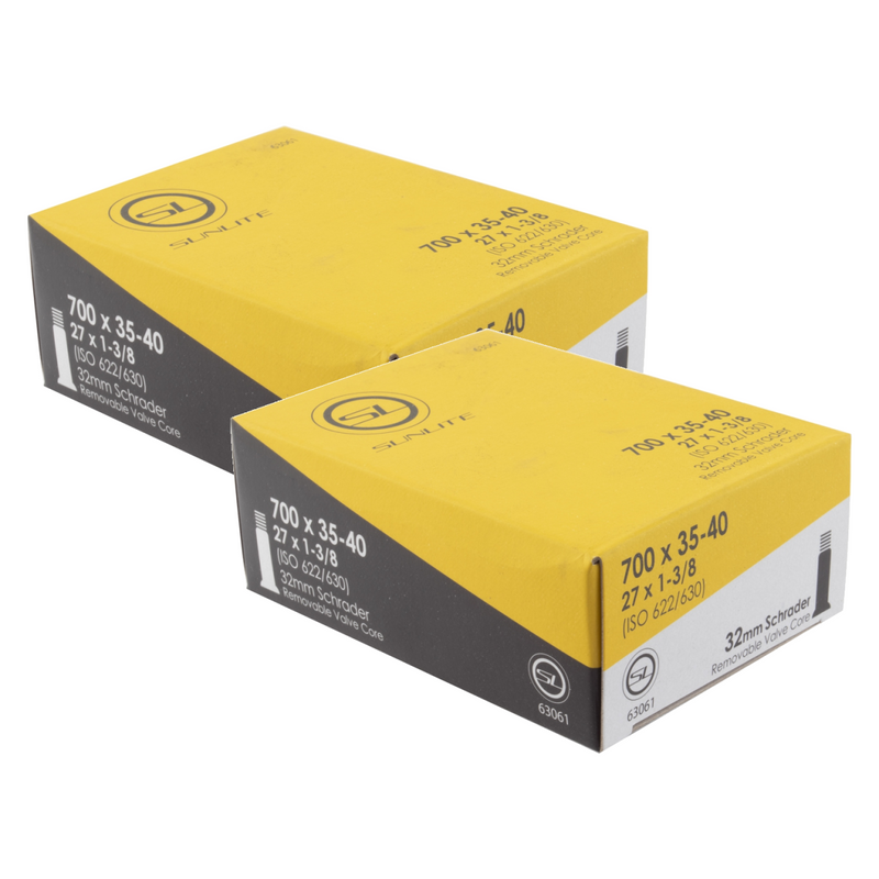 Load image into Gallery viewer, Sunlite-Standard-Schrader-Valve-Tube-TUBE0447PO2-Bicycle-Tubes