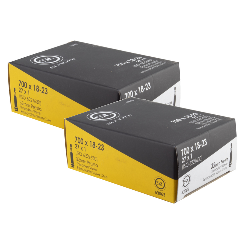 Load image into Gallery viewer, Sunlite-Standard-Presta-Valve-Tube-TUBE0448PO2-Bicycle-Tubes