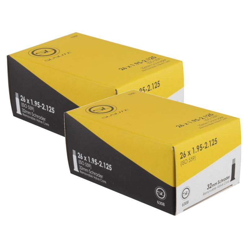 Load image into Gallery viewer, Sunlite-Standard-Schrader-Valve-Tube-TUBE0451PO2-Bicycle-Tubes