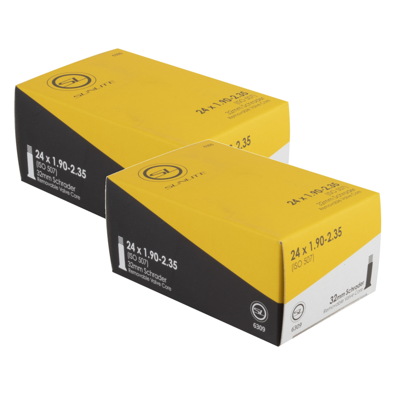 Load image into Gallery viewer, Sunlite-Standard-Schrader-Valve-Tube-TUBE0455PO2-Bicycle-Tubes