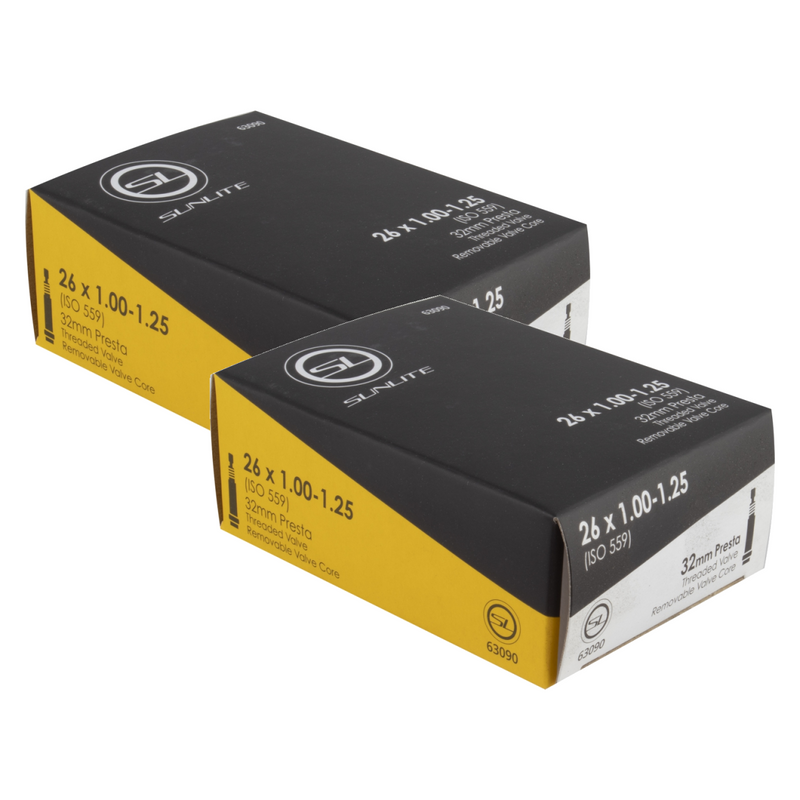 Load image into Gallery viewer, Sunlite-Standard-Presta-Valve-Tube-TUBE0456PO2-Bicycle-Tubes