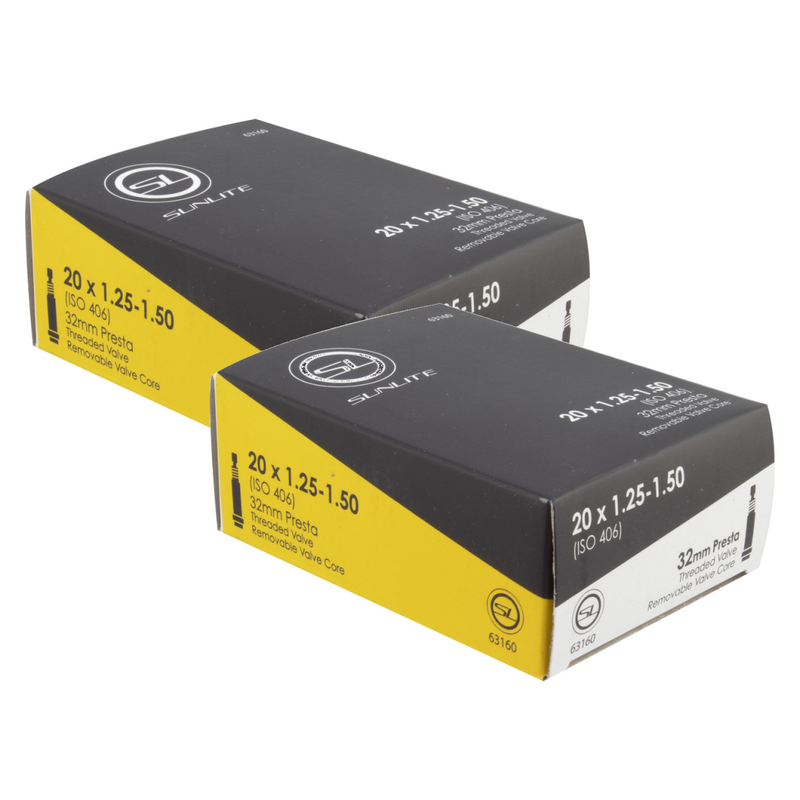 Load image into Gallery viewer, Sunlite-Standard-Presta-Valve-Tube-TUBE0474PO2-Bicycle-Tubes