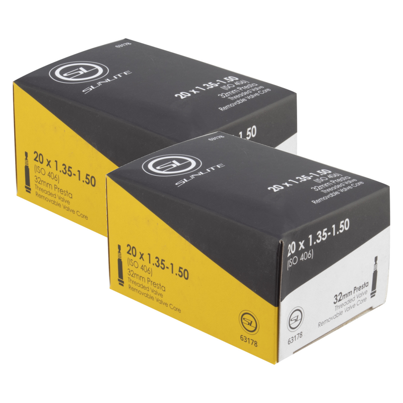 Load image into Gallery viewer, Sunlite-Standard-Presta-Valve-Tube-TUBE0481PO2-Bicycle-Tubes