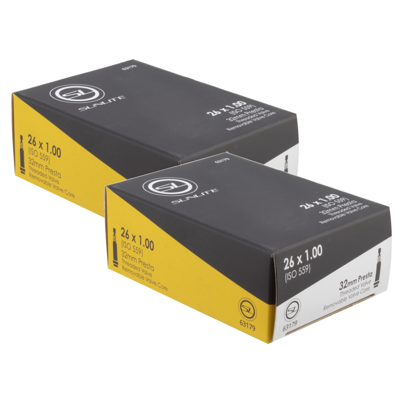 Load image into Gallery viewer, Sunlite-Standard-Presta-Valve-Tube-TUBE0482PO2-Bicycle-Tubes