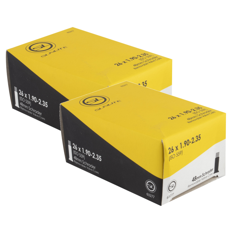 Load image into Gallery viewer, Sunlite-Standard-Schrader-Valve-Tube-TUBE0524PO2-Bicycle-Tubes