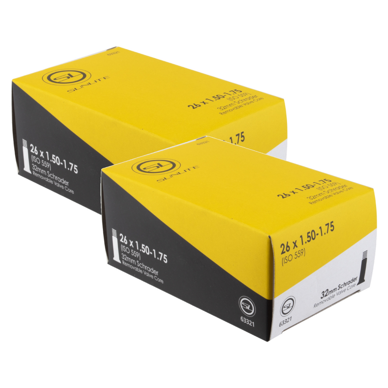 Load image into Gallery viewer, Sunlite-Standard-Schrader-Valve-Tube-TUBE0528PO2-Bicycle-Tubes