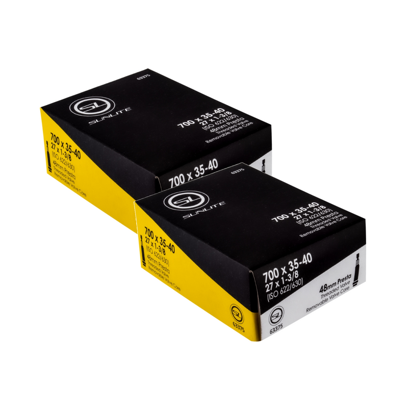 Load image into Gallery viewer, Sunlite-Standard-Presta-Valve-Tube-TUBE0532PO2-Bicycle-Tubes