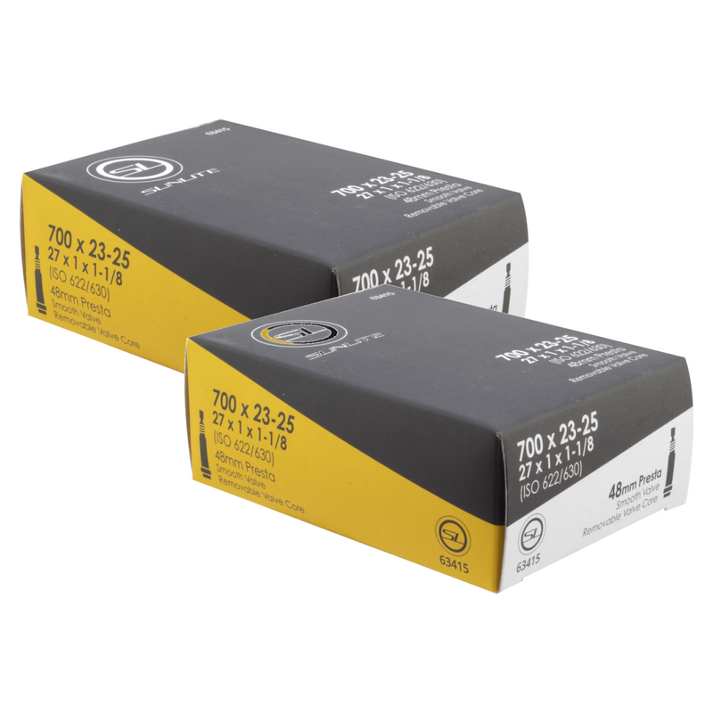 Load image into Gallery viewer, Sunlite-Standard-Presta-Valve-Tube-TUBE0544PO2-Bicycle-Tubes