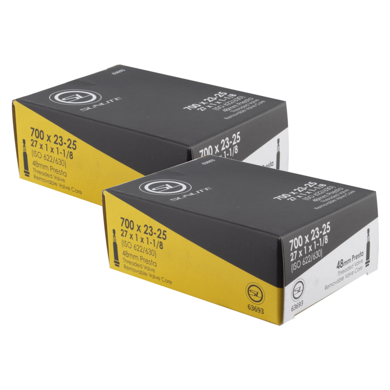 Load image into Gallery viewer, Sunlite-Standard-Presta-Valve-Tube-TUBE0636PO2-Bicycle-Tubes