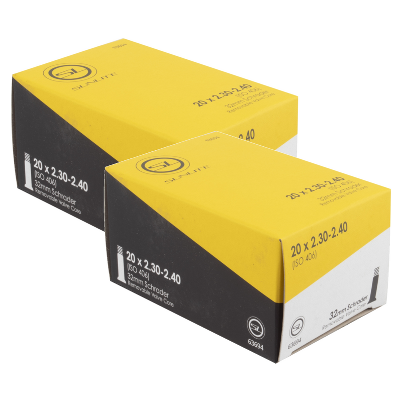 Load image into Gallery viewer, Sunlite-Standard-Schrader-Valve-Tube-TUBE0637PO2-Bicycle-Tubes