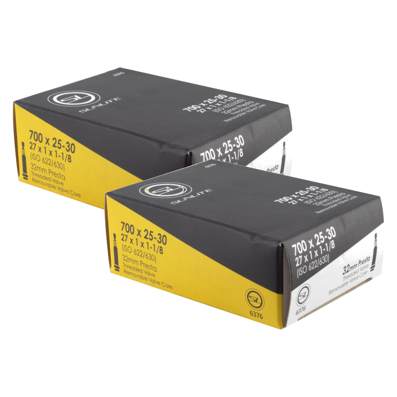 Load image into Gallery viewer, Sunlite-Standard-Presta-Valve-Tube-TUBE0665PO2-Bicycle-Tubes